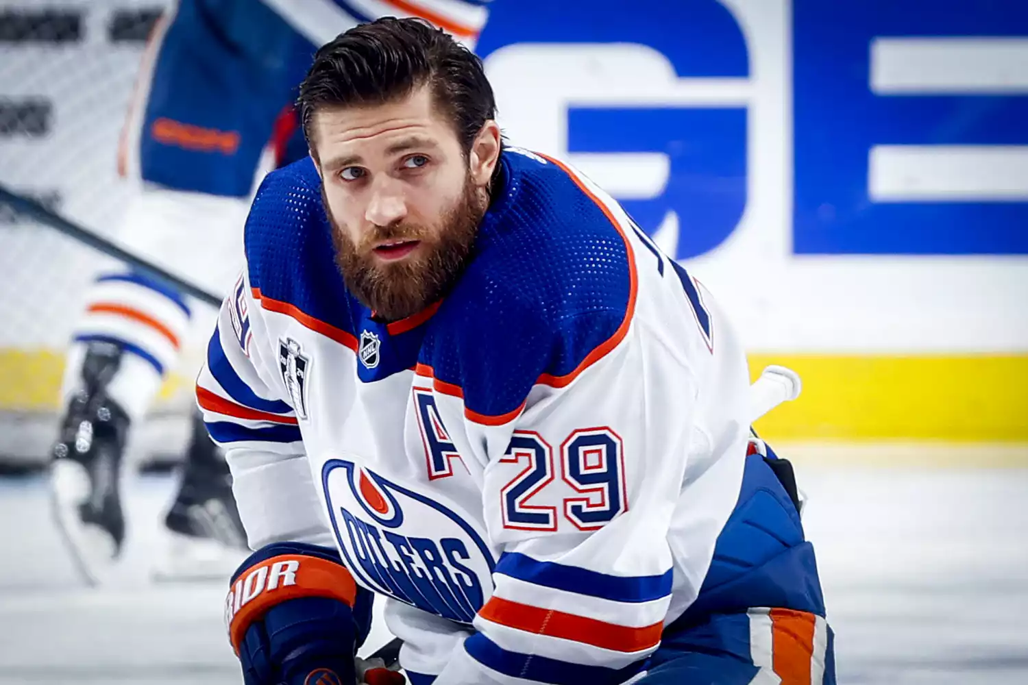 Leon Draisaitl im Edmonton Oilers Trikot