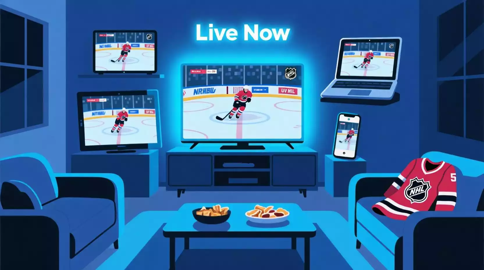 NHL Streaming auf verschiedenen Geräten