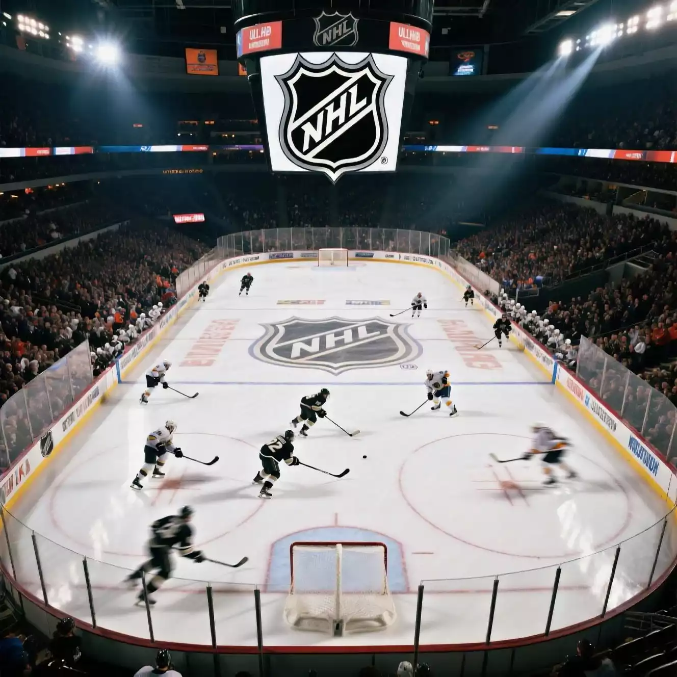 NHL Eishockey Wetten Spiel in Aktion