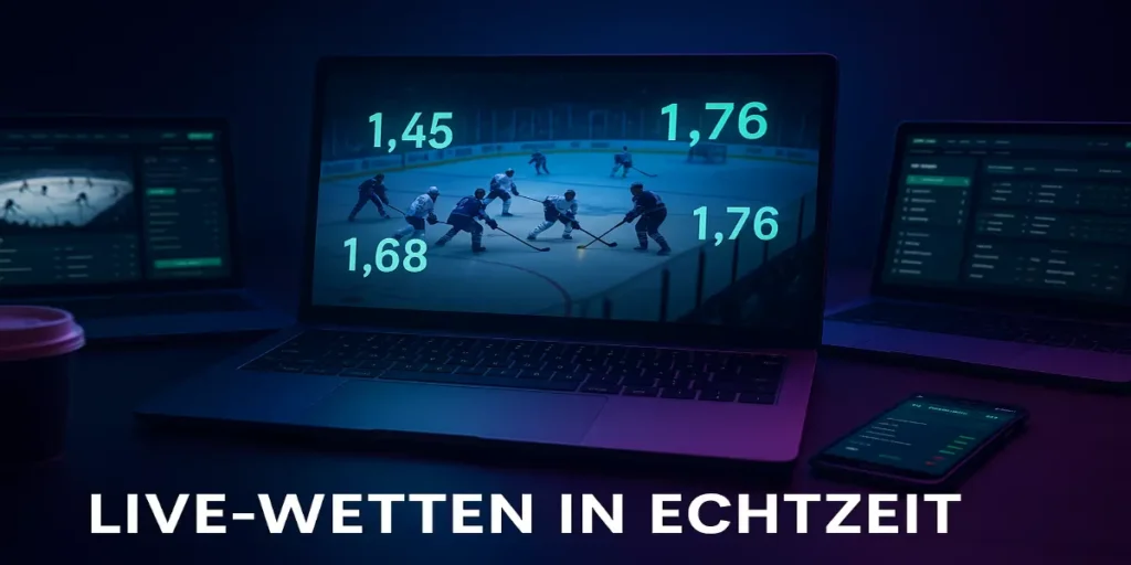 NHL Live-Wetten Strategien - Echtzeit Wettanalyse mit mehreren Bildschirmen und dynamischen Quoten